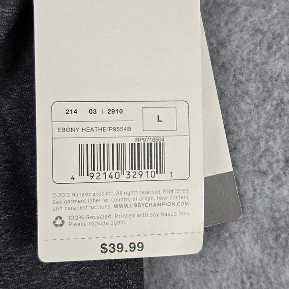 NWT Champion Leggings Womens Size Large Gray Reversible Hidden Pocket - Picture 8 of 14